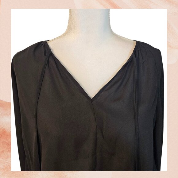 Fashion Nova Black Balloon Sleeve Cropped Blouse - Picture 5 of 9